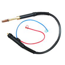 light and flexible cable assembly automatic copper Mig water cooled welding torch for 501D